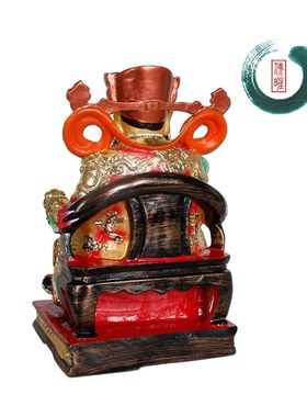 财神爷佛像招财家用供奉摆件店铺办公室风水用品点光比干文财神爷