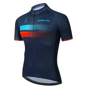 Strava Short Sleeve Cycling Jersey Summer Mountain Bicycle C