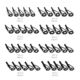 Rod Guides Kit lot DIY Repair Fishing Tips 40pcs Set