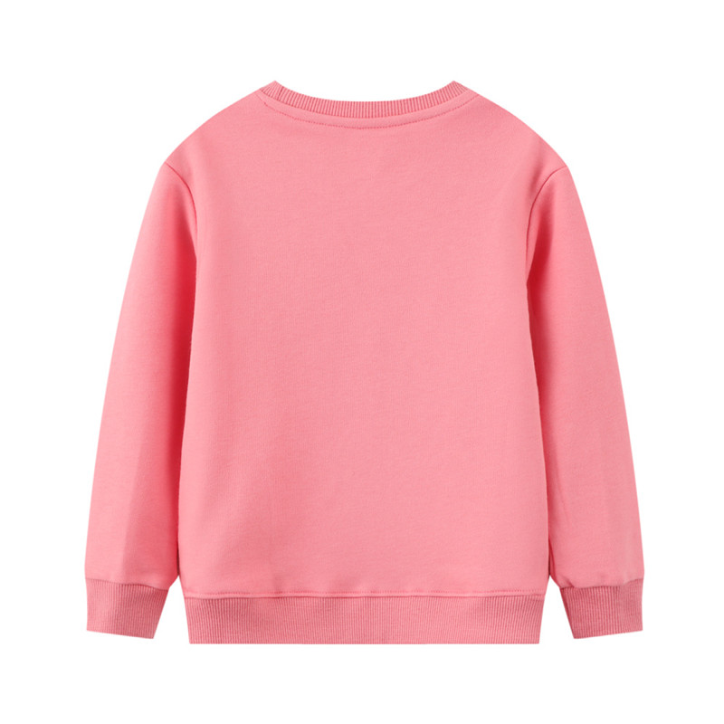 Jumping Meters Girls Squirrel Applique Sweatshirts Long Slee