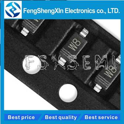 100pcslot BZT52C5V1 5V1 51V ZENER DIODE SOD123 W8