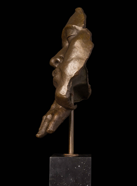 抽象欧式人物雕塑 家居办公室酒店摆件 纯手工工艺礼品摆饰《思》