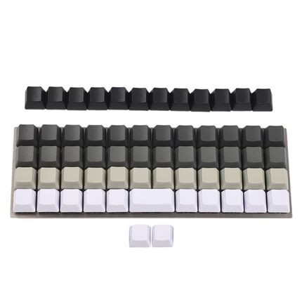 YMDK Planck YMD40 V2 Niu40 Preonic Keyset Carbon Laser-Etche