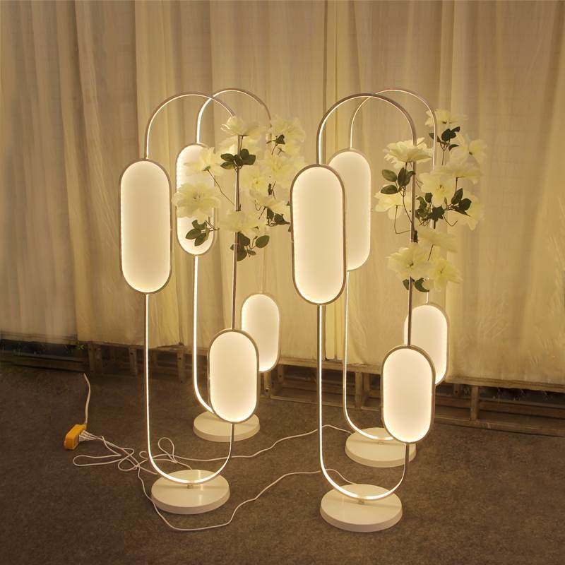 T台铝材新款花架装饰橱窗路引婚庆发光气氛舞台节日婚礼装扮道具