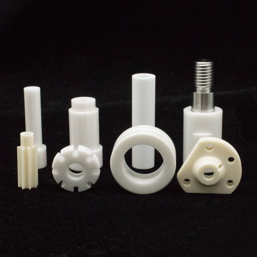 厂促厂促氧化锆半圆陶瓷棒氧化铝陶v瓷实心棒开槽抛光加工精密品