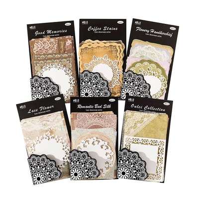 Mo ink retro material paper lace showroom series literary ro