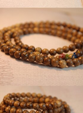 红木手串天然正宗鸡翅木佛珠手串手链念珠车挂 108/216颗佛珠