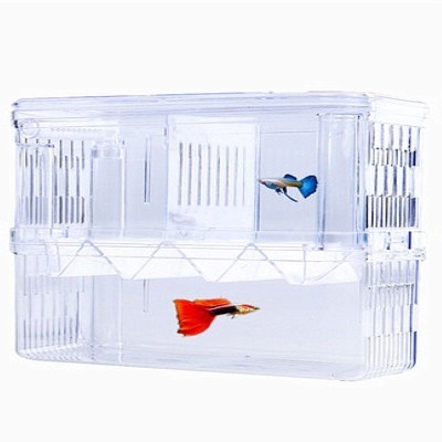 包邮鱼缸水族箱悬浮式多功能隔离盒鱼类孵化盒保护盒产房盒大号盒