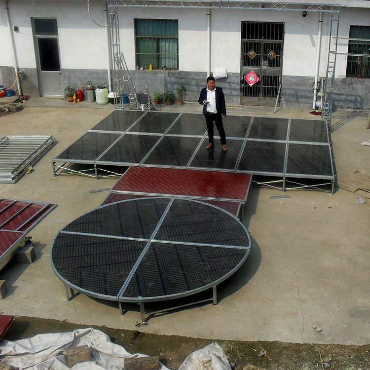 临沂快装b舞台架子活动折叠雷亚婚庆舞台t台板移动铝合金钢铁舞台