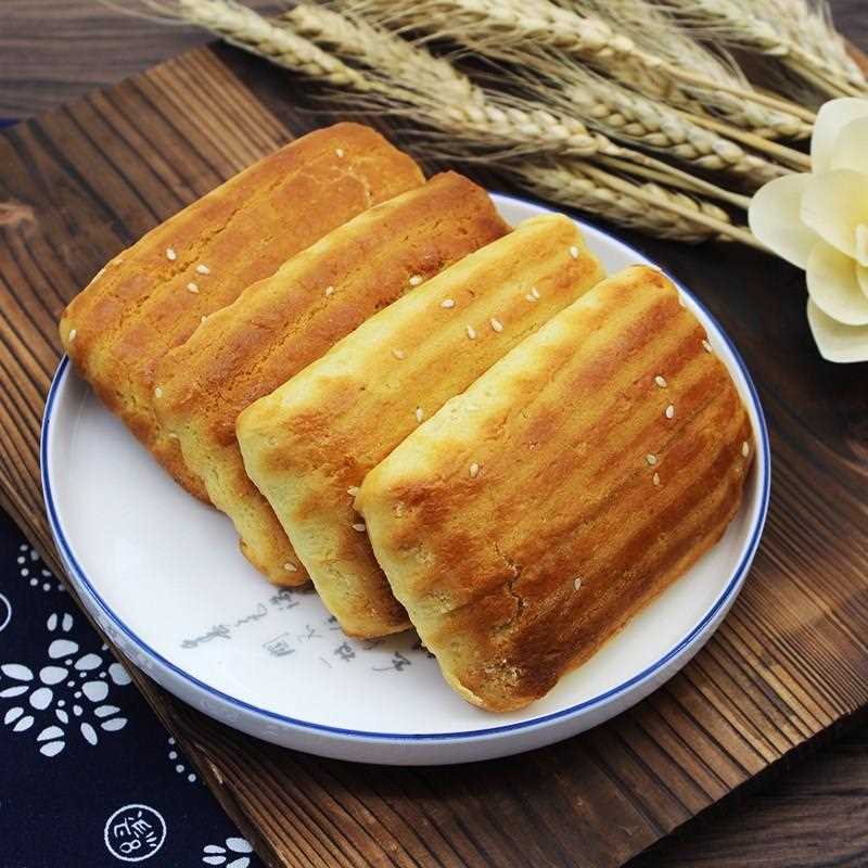 §东北老式大饼干鸡蛋发面无蔗糖木糖醇传统糕点怀旧零食吃500g包