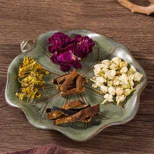 蒲公英三花茶 郁结焦虑 平阴玫瑰茉莉石斛花女生调理