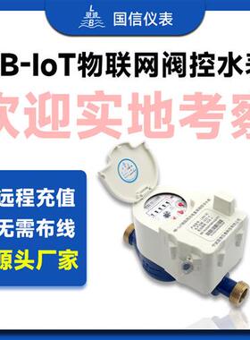 无线远传智能水表物业水司NBIoT光电直读远程抄表阀控冷水表