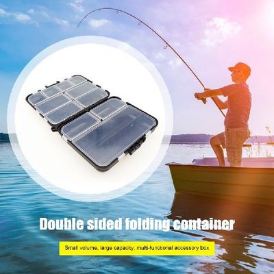 Plastic Fishing Lure Hook Tackle Box Multi-functional