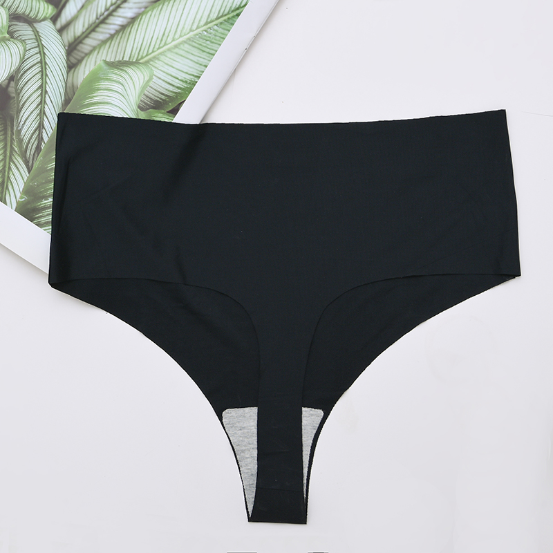 -kg Thin Large Plus Size Silky High Waist Ice Silk Seamless
