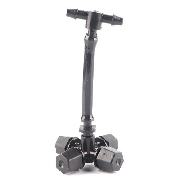5-50sets Irrigation System Black Foggy Sprinkler Four Way