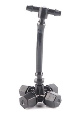 5-50sets Irrigation System Black Foggy Sprinkler Four Way