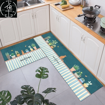 Long Kitchen Mat Bath Carpet Floor Mat Doormat Absorbent Rug