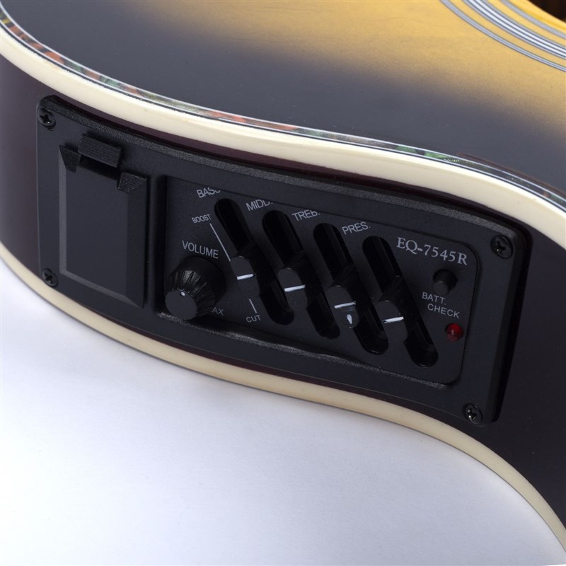 40寸椴木吉他 超薄桶身电箱木吉他jita初学者成人民谣吉他 EQ吉他