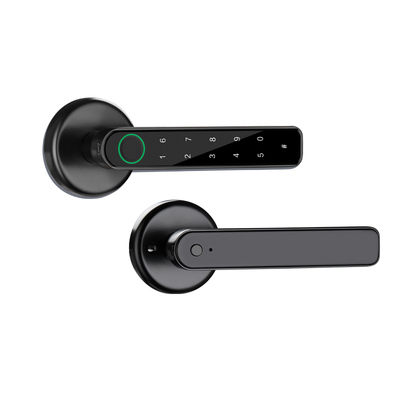 极速房门指纹锁室内房间木门办公室防盗执手球形锁电子感应智能密