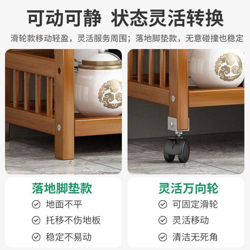 麻将桌茶几茶水架棋牌室房馆专用边几打牌烟灰餐机柜带轮子小推车