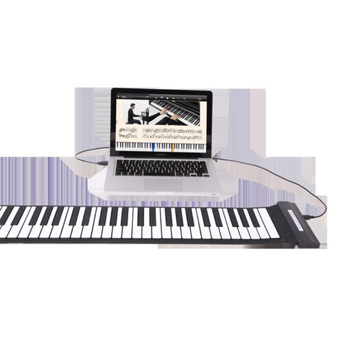 好货Flexible 88 Keys Usb Flexible Roll Up Roll-Up Electronic