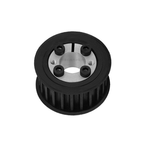 好货免键同步轮8M40齿AF45号钢齿宽27/32内孔101241516胀紧套同步