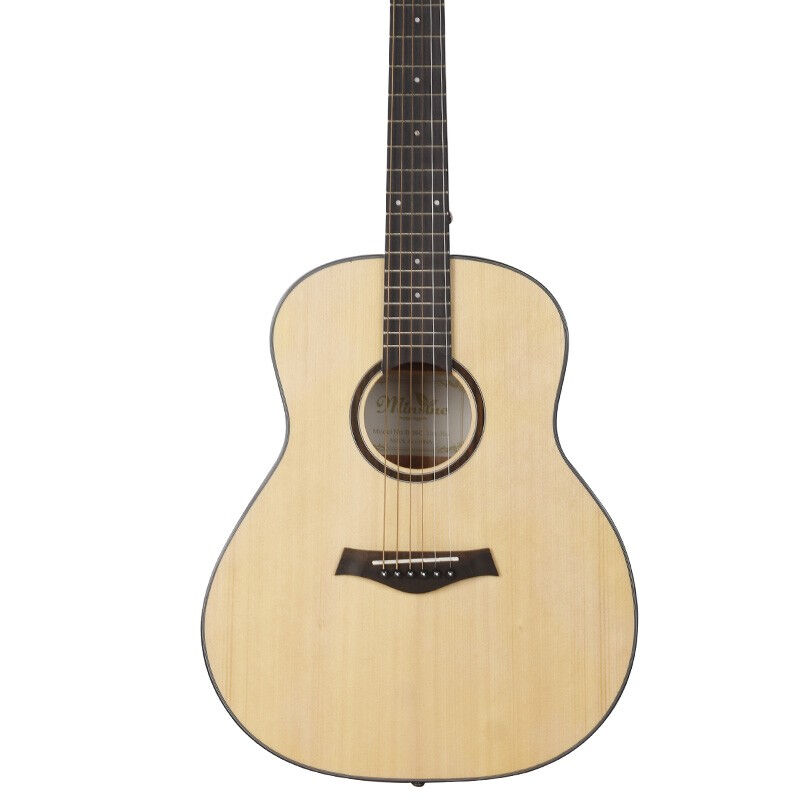 名森36英寸/原木色哑光民谣吉他木吉他初学者入门手工单板吉它