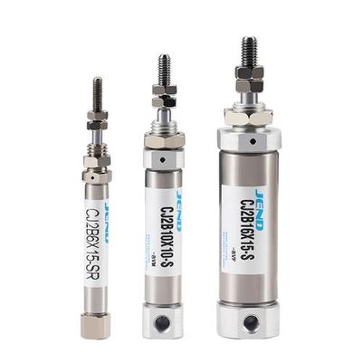 单作用单动不锈钢迷你气缸PSB6/CDJ2B6/10/16-5X10*15X20X25X30-S