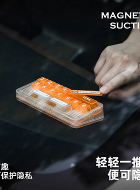 专用Tesla特斯拉Model丫S3XY内饰配件电话牌显示牌临时停车号码