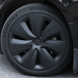 专用Tesla特斯拉焕新版Model3改装内饰仿S款轮毂盖18寸车轮保护罩