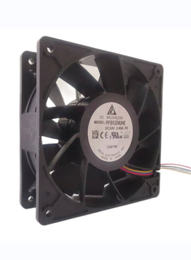 12038台达散热风扇PFB1224UHEP0  24V 2A  双滚珠工业轴流风扇正