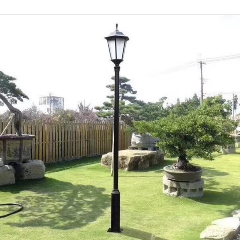 厂家直销庭院路灯灯笼拉花接电