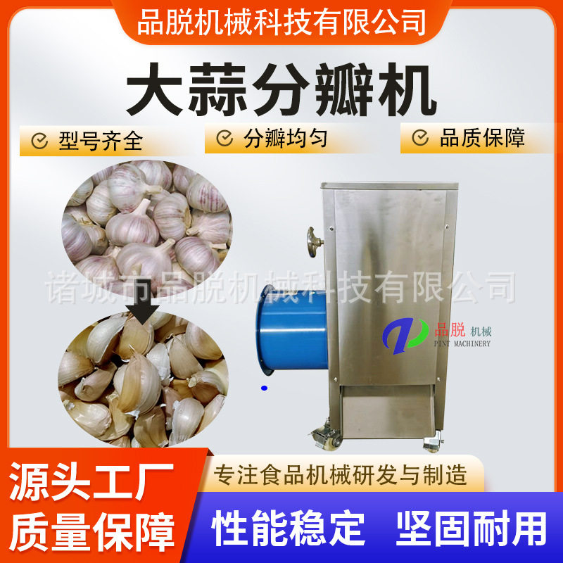 大蒜分瓣机 蒜瓣分离器 紫皮大蒜破瓣脱瓣机 蒜粒分装机