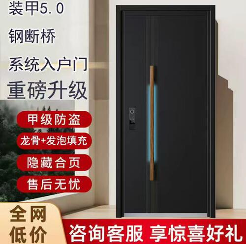 国标超甲级钢加厚防盗入户门