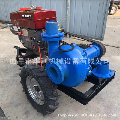 卧式柴油机抽沙泵  电机款3寸4寸抽沙泵 河道清淤抽沙机