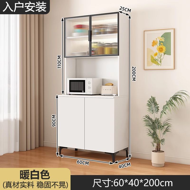 实木加厚多功能收纳餐边柜