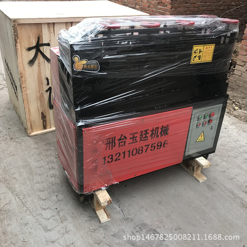 工厂直定 双曲线脚手架圆管调直除锈机 大棚钢管调直刷漆一体机