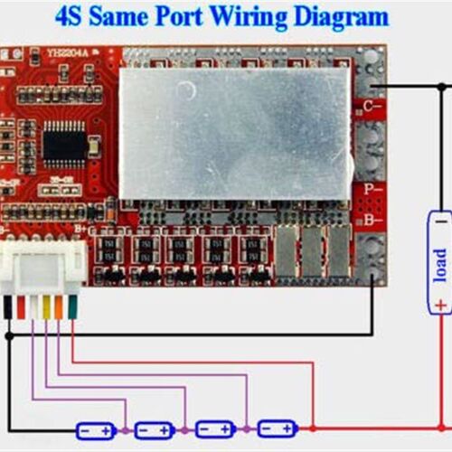 3串4串5串锂电池保护板50A聚合物铁锂带均衡电动工具逆变器太阳能