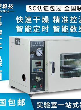 电热恒温真空干燥箱实验室真空烘箱DZF-6020AB工业真空烤箱烘干箱