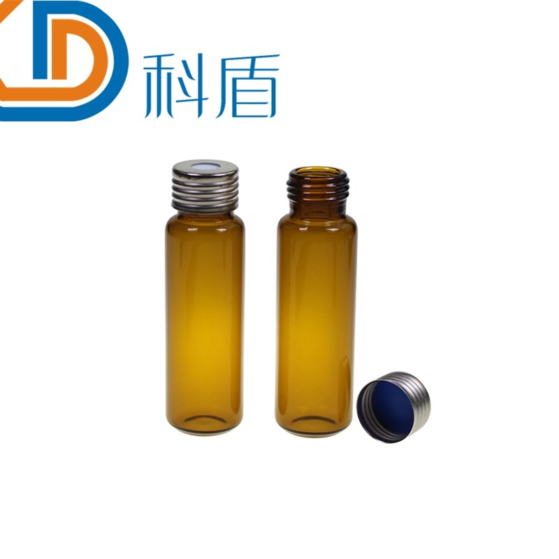 20ml顶空瓶 棕色进样瓶 精密螺纹瓶 布鲁克进样器 含盖垫 圆底