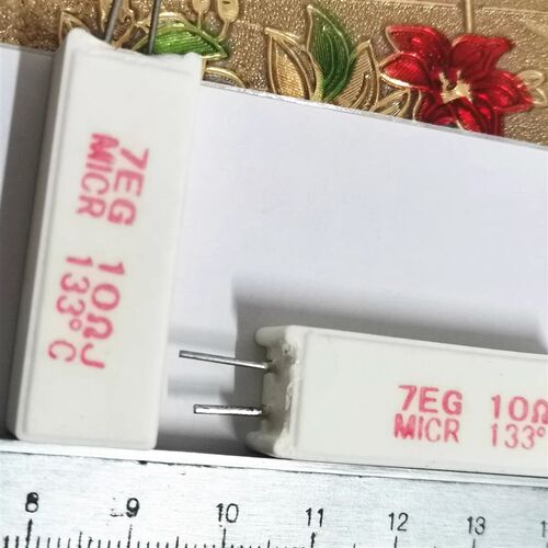 MICRON水泥电阻 7W 10欧 10R 133C 全新原装 EG7 10RJ