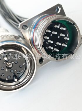TELINK接头 铠装野战光缆组件J599A8系列12芯光纤连接器 转接插座
