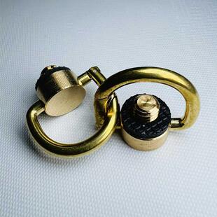 explore灯D环吊环纯铜开口弹簧扣D扣实心纯铜