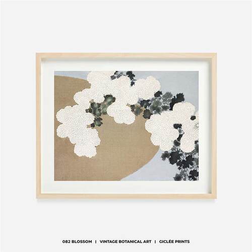 WEDWORKS现代简约奶油风植物装饰画客厅玄关卧室背景墙ins挂画