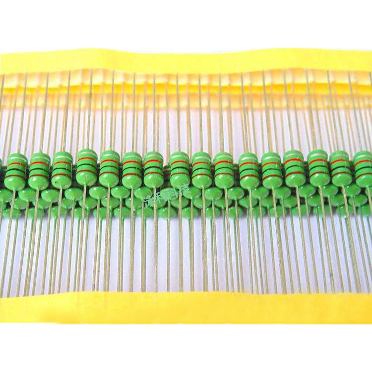 编带插件色环电感EC46(1W)AL0510-101K/100UH工字直插DIP绕线5*10