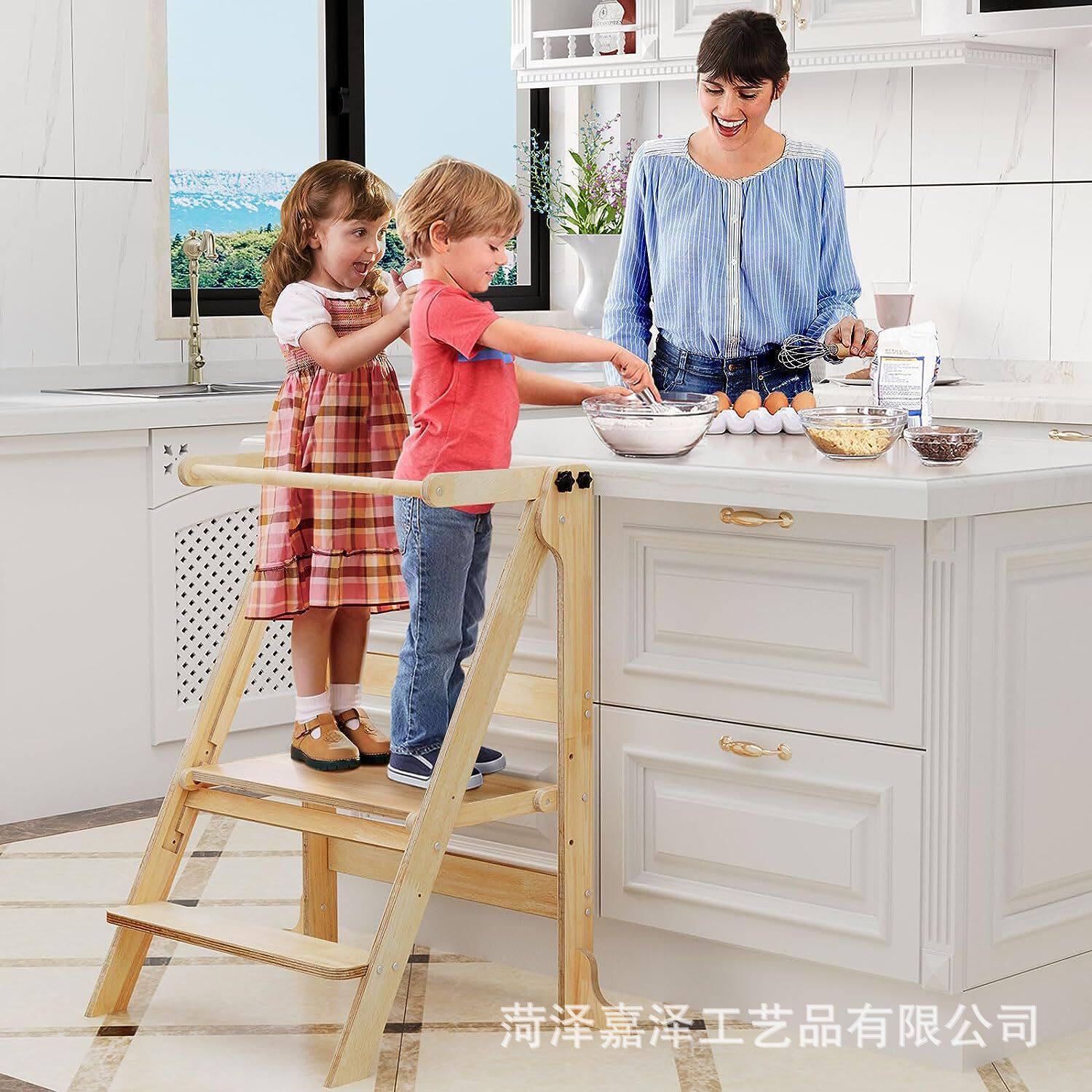 木质学习塔儿童台阶踩脚凳宝宝洗漱台洗手凳实木增高凳
