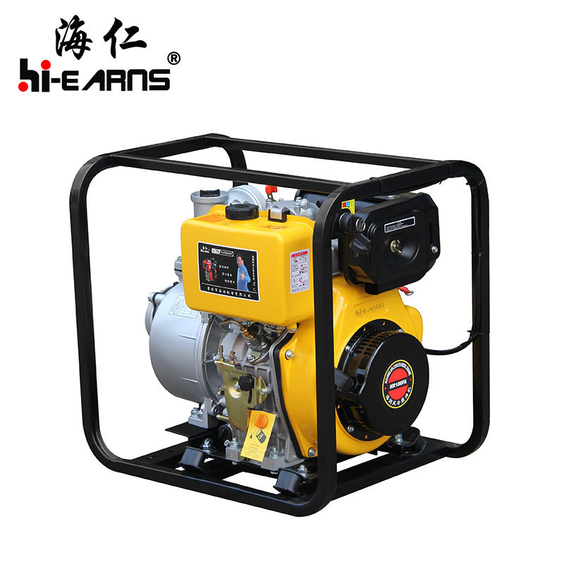厂家直销DP40E 电启动 4寸柴油水泵 10马力186FA发动机 小油箱