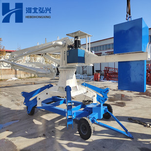 19米行走式液压布料机 三节臂液压布料机