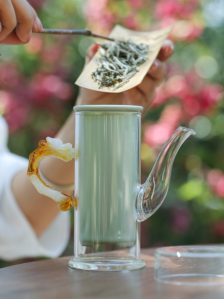 汝窑红茶茶具耐热玻璃哨子茶壶开片可养陶瓷过滤内胆杯泡茶器