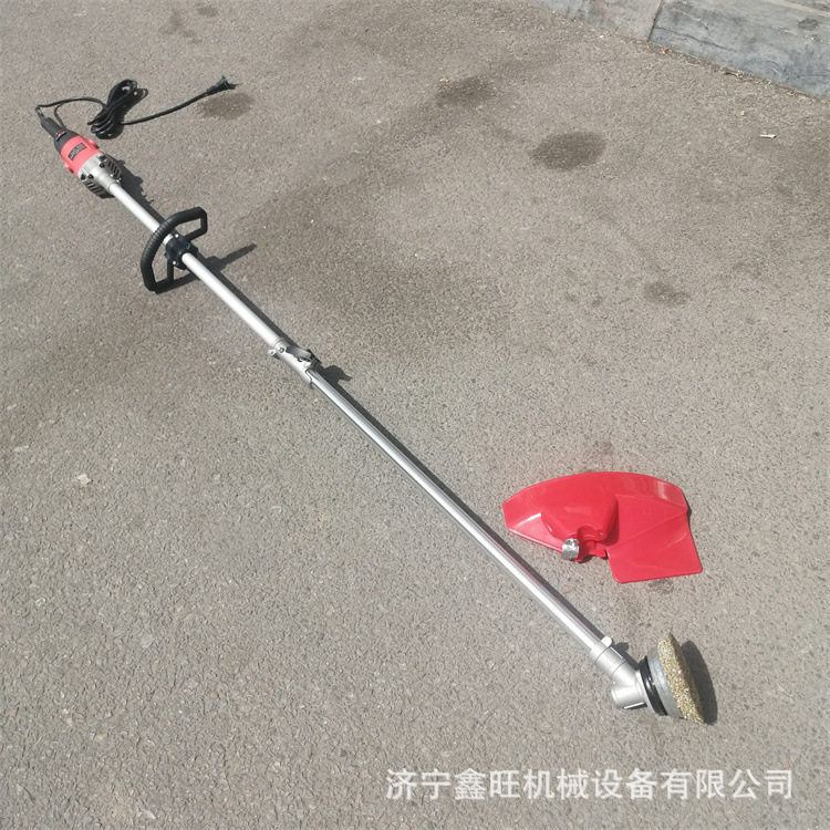 钢板生锈钢丝刷打磨磨光机 加长杆手提式碗型除锈机